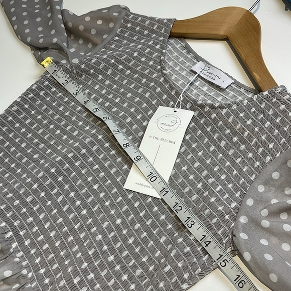 Mad About Style Jilly Box Fall. L Grace Midi Dress in Birch Dot. Jillian Harris - Picture 8 of 10